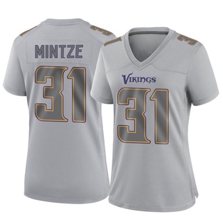Game Andre Mintze Women's Minnesota Vikings Atmosphere Fashion Jersey - Gray