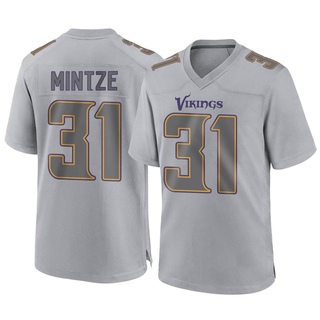 Game Andre Mintze Youth Minnesota Vikings Atmosphere Fashion Jersey - Gray
