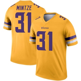 Legend Andre Mintze Men's Minnesota Vikings Inverted Jersey - Gold