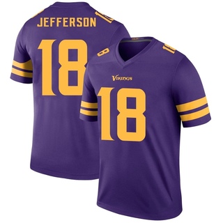 Legend Justin Jefferson Men's Minnesota Vikings Color Rush Jersey - Purple