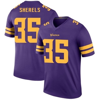 Legend Marcus Sherels Men's Minnesota Vikings Color Rush Jersey - Purple