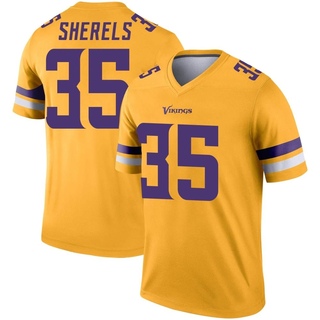 Legend Marcus Sherels Youth Minnesota Vikings Inverted Jersey - Gold