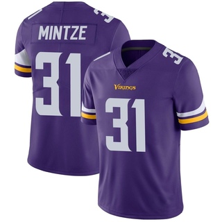 Limited Andre Mintze Men's Minnesota Vikings Team Color Vapor Untouchable Jersey - Purple