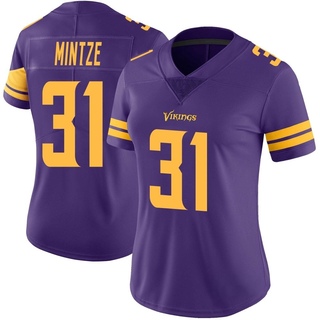 Limited Andre Mintze Women's Minnesota Vikings Color Rush Jersey - Purple