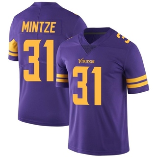 Limited Andre Mintze Youth Minnesota Vikings Color Rush Jersey - Purple