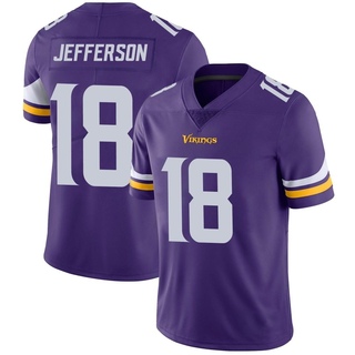 Limited Justin Jefferson Men's Minnesota Vikings Team Color Vapor Untouchable Jersey - Purple