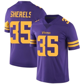 Limited Marcus Sherels Men's Minnesota Vikings Color Rush Jersey - Purple