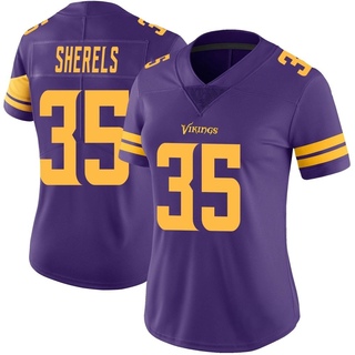 Limited Marcus Sherels Women's Minnesota Vikings Color Rush Jersey - Purple